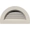 Ekena Millwork Half Round Gable Vent Functional, Western Red Cedar Gable Vent w/Brick Mould Face Frame, 24"W x 12"H GVWHR24X1200SFPWR - alternate 1